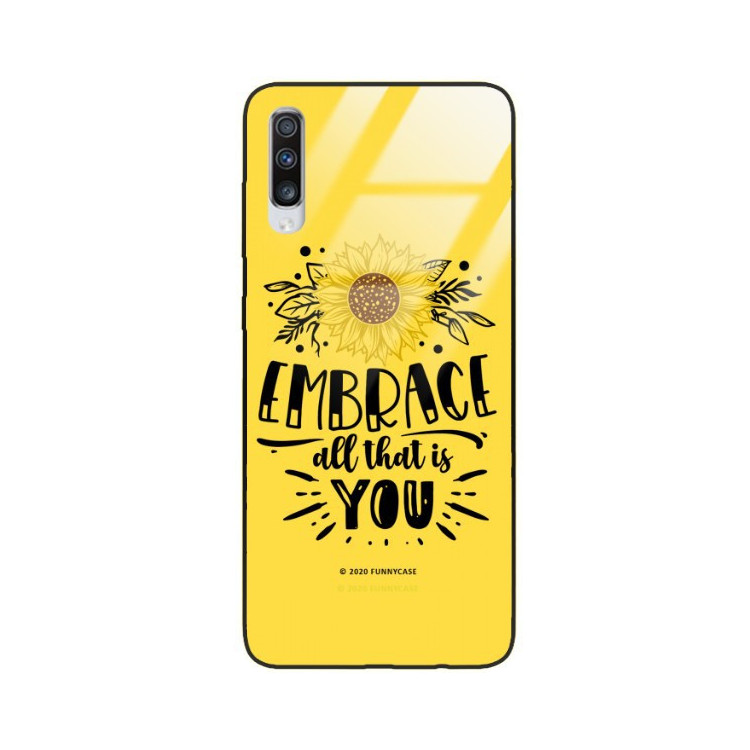 Etui Samsung GALAXY A70, ST_SUNFLOWERS-2020-1-100 Wzory - FunnyCase