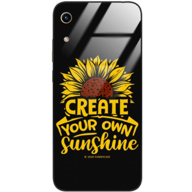 Etui Huawei HONOR 8A, ST_SUNFLOWERS-2020-1-101 Wzory - FunnyCase