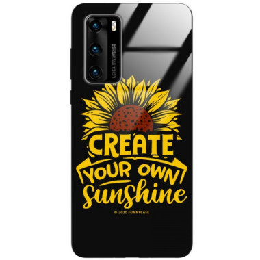 Etui Huawei P40, ST_SUNFLOWERS-2020-1-101 Wzory - FunnyCase