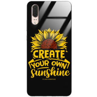 Etui Huawei P20, ST_SUNFLOWERS-2020-1-101 Wzory - FunnyCase