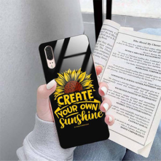 Etui Huawei P20, ST_SUNFLOWERS-2020-1-101 Wzory - FunnyCase
