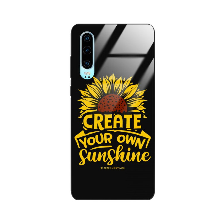 Etui Huawei P30, ST_SUNFLOWERS-2020-1-101 Wzory - FunnyCase