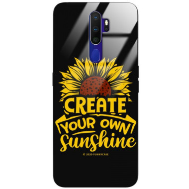 Etui Oppo A9 2020, ST_SUNFLOWERS-2020-1-101 Wzory - FunnyCase
