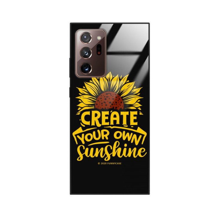 ETUI BLACK CASE GLASS NA TELEFON SAMSUNG GALAXY NOTE 20 ULTRA ST_SUNFLOWERS-2020-1-101