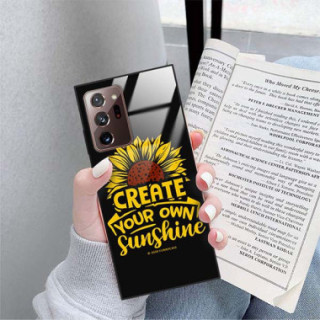 ETUI BLACK CASE GLASS NA TELEFON SAMSUNG GALAXY NOTE 20 ULTRA ST_SUNFLOWERS-2020-1-101