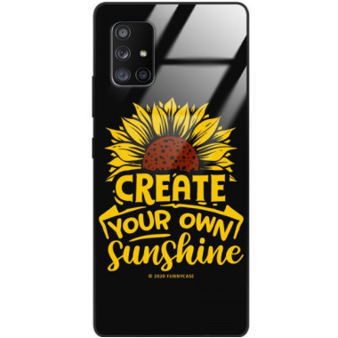 Etui Samsung GALAXY A71 5G, ST_SUNFLOWERS-2020-1-101 Wzory - FunnyCase