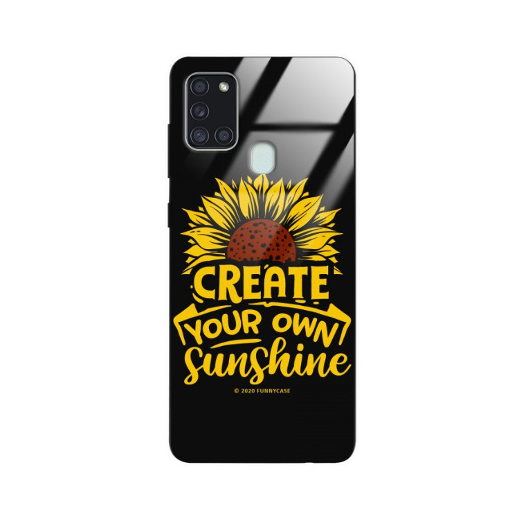 Etui Samsung GALAXY A21S, ST_SUNFLOWERS-2020-1-101 Wzory - FunnyCase