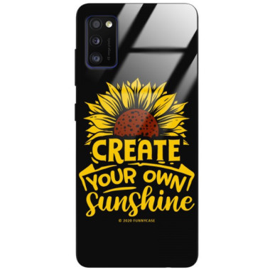 Etui Samsung GALAXY A41, ST_SUNFLOWERS-2020-1-101 Wzory - FunnyCase