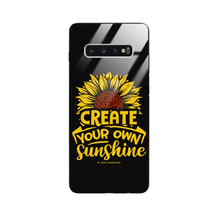 Etui Samsung GALAXY S10 PLUS, ST_SUNFLOWERS-2020-1-101 Wzory - FunnyCase