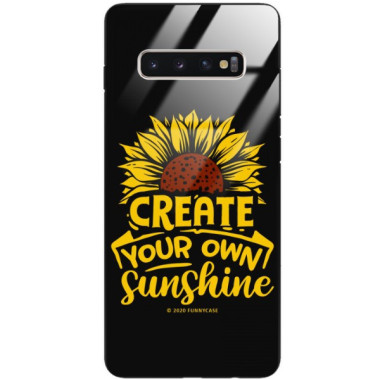 Etui Samsung GALAXY S10 PLUS, ST_SUNFLOWERS-2020-1-101 Wzory - FunnyCase
