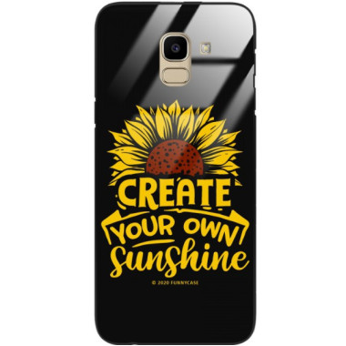 Etui Samsung GALAXY J6 2018, ST_SUNFLOWERS-2020-1-101 Wzory - FunnyCase