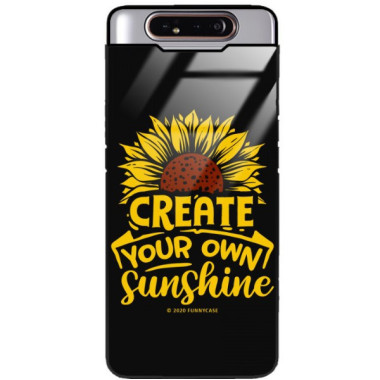 Etui Samsung GALAXY A80, ST_SUNFLOWERS-2020-1-101 Wzory - FunnyCase