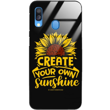 Etui Samsung GALAXY A40, ST_SUNFLOWERS-2020-1-101 Wzory - FunnyCase