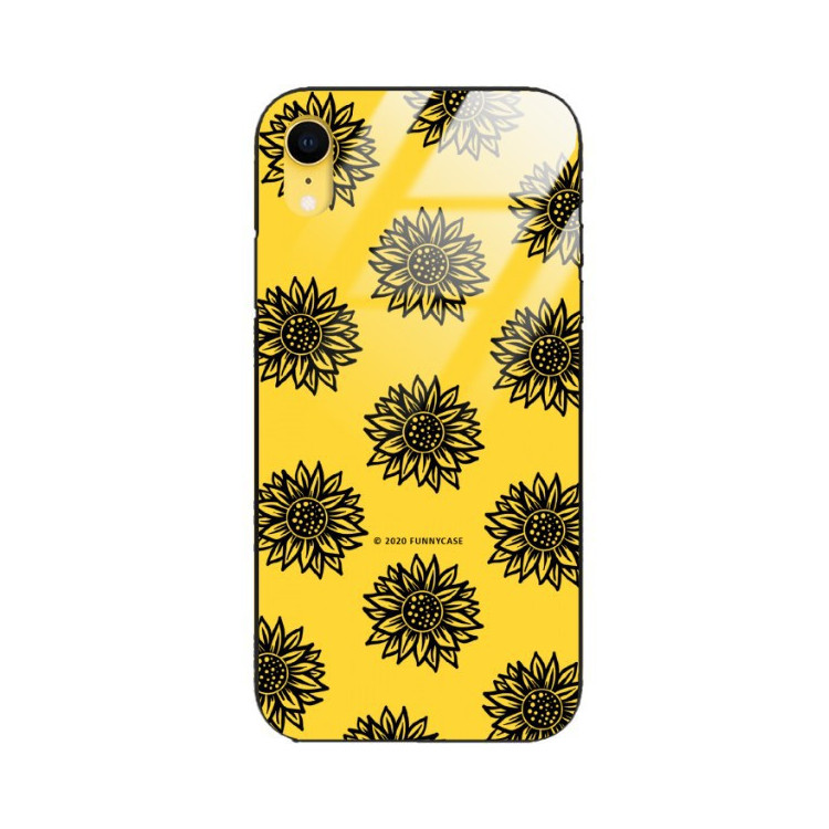 Etui Apple IPHONE XR, ST_SUNFLOWERS-2020-1-102 Wzory - FunnyCase