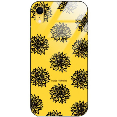 Etui Apple IPHONE XR, ST_SUNFLOWERS-2020-1-102 Wzory - FunnyCase