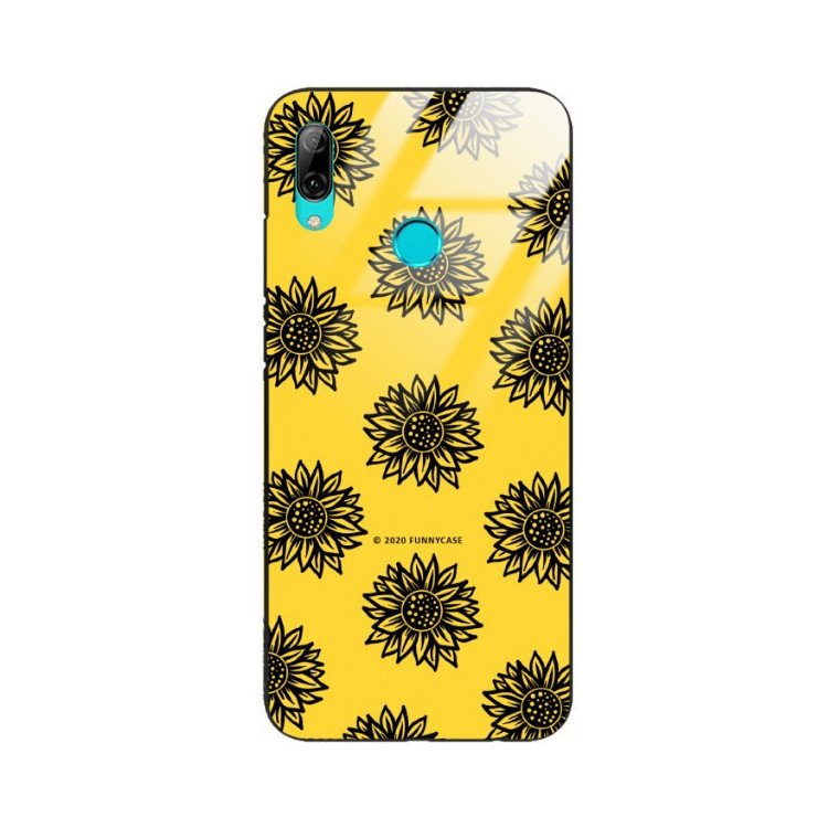 Etui Huawei Y7 2019, ST_SUNFLOWERS-2020-1-102 Wzory - FunnyCase