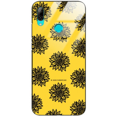 Etui Huawei Y7 2019, ST_SUNFLOWERS-2020-1-102 Wzory - FunnyCase