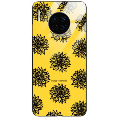 Etui Huawei MATE 30 PRO, ST_SUNFLOWERS-2020-1-102 Wzory - FunnyCase