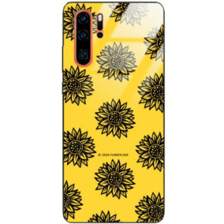 Etui Huawei P30 PRO, ST_SUNFLOWERS-2020-1-102 Wzory - FunnyCase