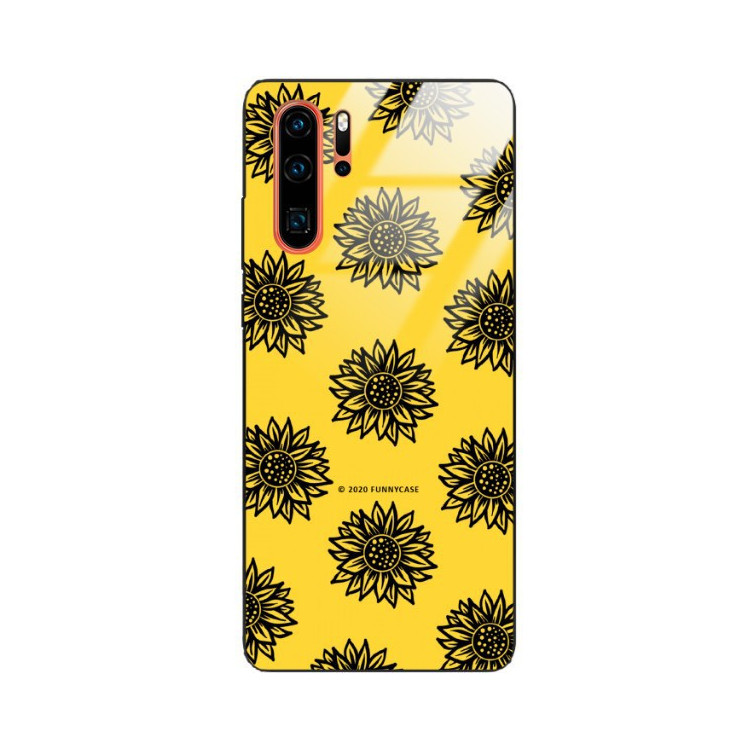 Etui Huawei P30 PRO, ST_SUNFLOWERS-2020-1-102 Wzory - FunnyCase