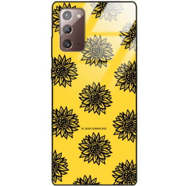 Etui Samsung GALAXY NOTE 20, ST_SUNFLOWERS-2020-1-102 Wzory - FunnyCase