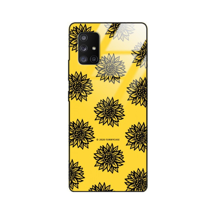 Etui Samsung GALAXY A71 5G, ST_SUNFLOWERS-2020-1-102 Wzory - FunnyCase