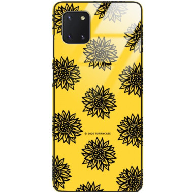 Etui Samsung GALAXY A81 / NOTE 10 LITE, ST_SUNFLOWERS-2020-1-102 Wzory - FunnyCase