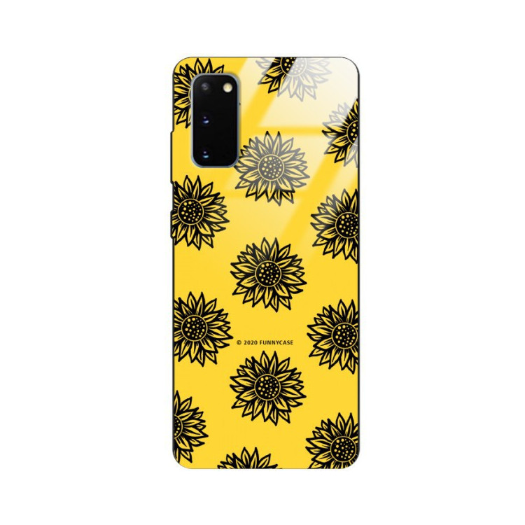Etui Samsung GALAXY S20, ST_SUNFLOWERS-2020-1-102 Wzory - FunnyCase