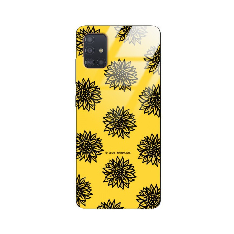 Etui Samsung GALAXY A51, ST_SUNFLOWERS-2020-1-102 Wzory - FunnyCase