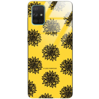 Etui Samsung GALAXY A71, ST_SUNFLOWERS-2020-1-102 Wzory - FunnyCase