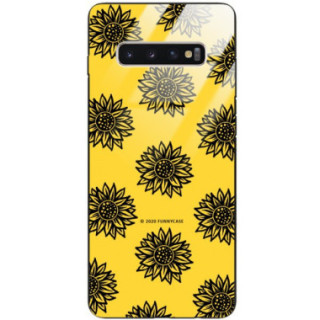 Etui Samsung GALAXY S10 PLUS, ST_SUNFLOWERS-2020-1-102 Wzory - FunnyCase