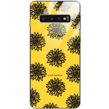 Etui Samsung GALAXY S10, ST_SUNFLOWERS-2020-1-102 Wzory - FunnyCase