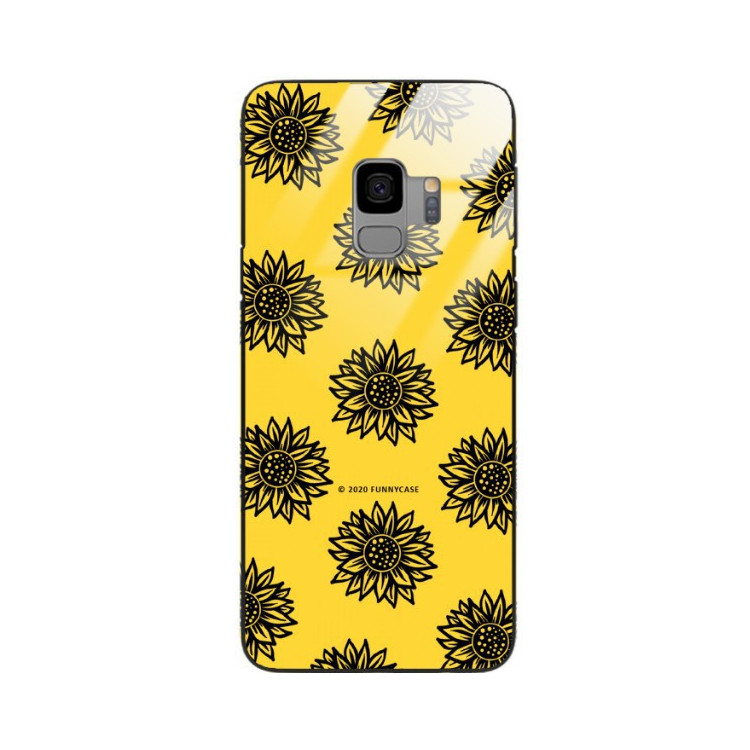 Etui Samsung GALAXY S9, ST_SUNFLOWERS-2020-1-102 Wzory - FunnyCase