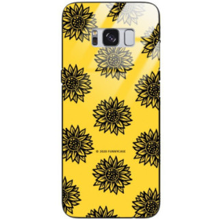 Etui Samsung GALAXY S8, ST_SUNFLOWERS-2020-1-102 Wzory - FunnyCase