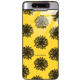 Etui Samsung GALAXY A80, ST_SUNFLOWERS-2020-1-102 Wzory - FunnyCase