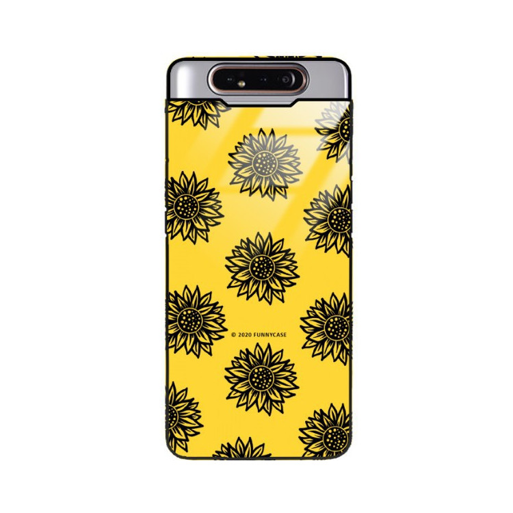 Etui Samsung GALAXY A80, ST_SUNFLOWERS-2020-1-102 Wzory - FunnyCase