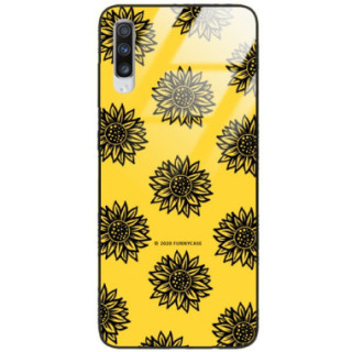 Etui Samsung GALAXY A70, ST_SUNFLOWERS-2020-1-102 Wzory - FunnyCase