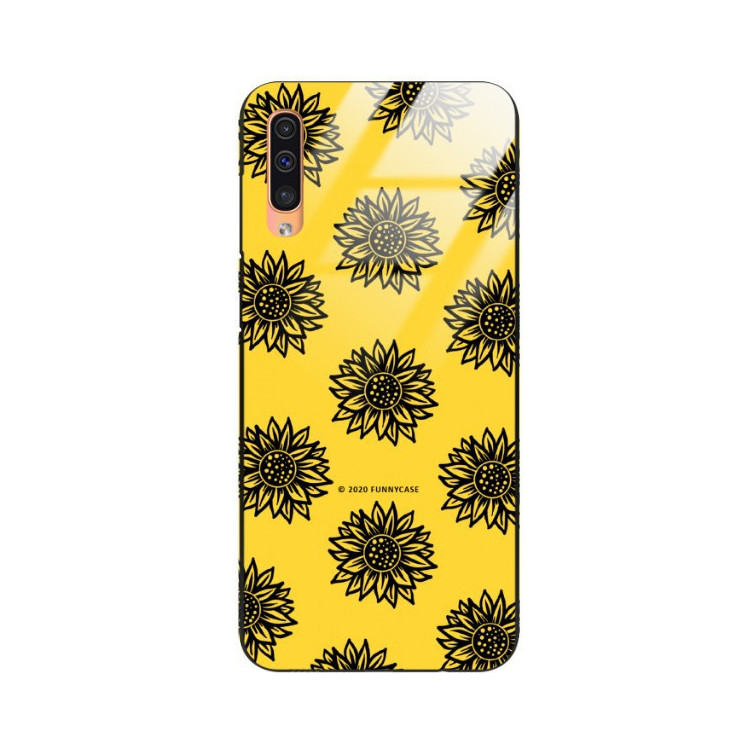 Etui Samsung GALAXY A50 / A30S / A50S, ST_SUNFLOWERS-2020-1-102 Wzory - FunnyCase