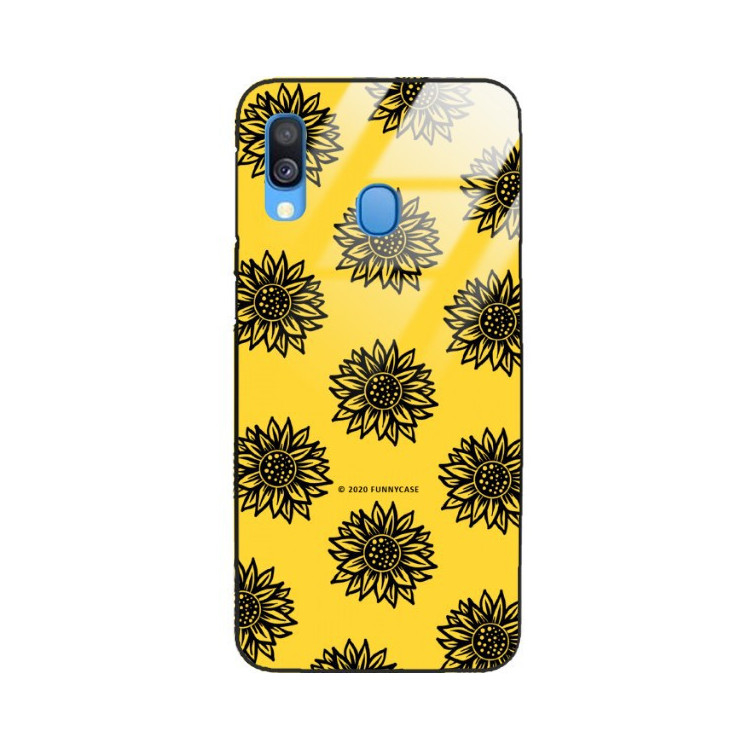 Etui Samsung GALAXY A40, ST_SUNFLOWERS-2020-1-102 Wzory - FunnyCase
