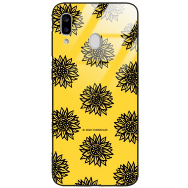 Etui Samsung GALAXY A20E, ST_SUNFLOWERS-2020-1-102 Wzory - FunnyCase