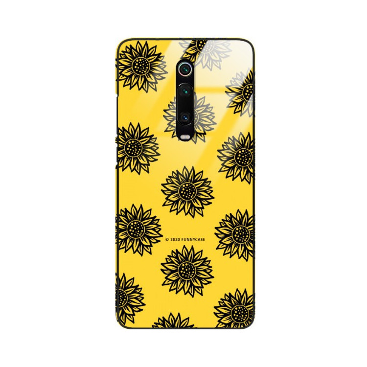 ETUI BLACK CASE GLASS NA TELEFON XIAOMI REDMI K20 / MI 9T ST_SUNFLOWERS-2020-1-102