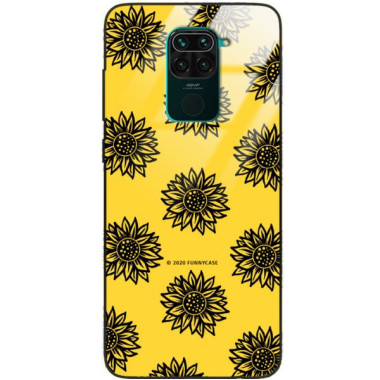 Etui Xiaomi REDMI NOTE 9, ST_SUNFLOWERS-2020-1-102 Wzory - FunnyCase