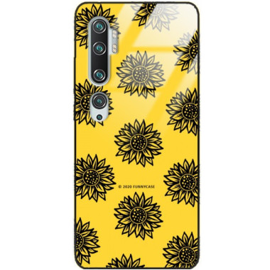 Etui Xiaomi MI NOTE 10, ST_SUNFLOWERS-2020-1-102 Wzory - FunnyCase