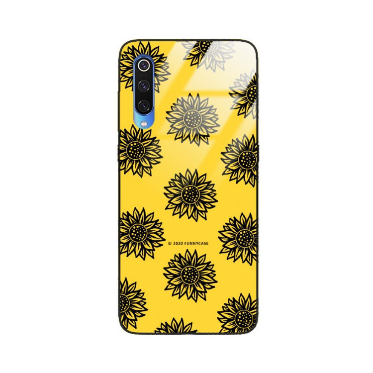 Etui Xiaomi MI9, ST_SUNFLOWERS-2020-1-102 Wzory - FunnyCase