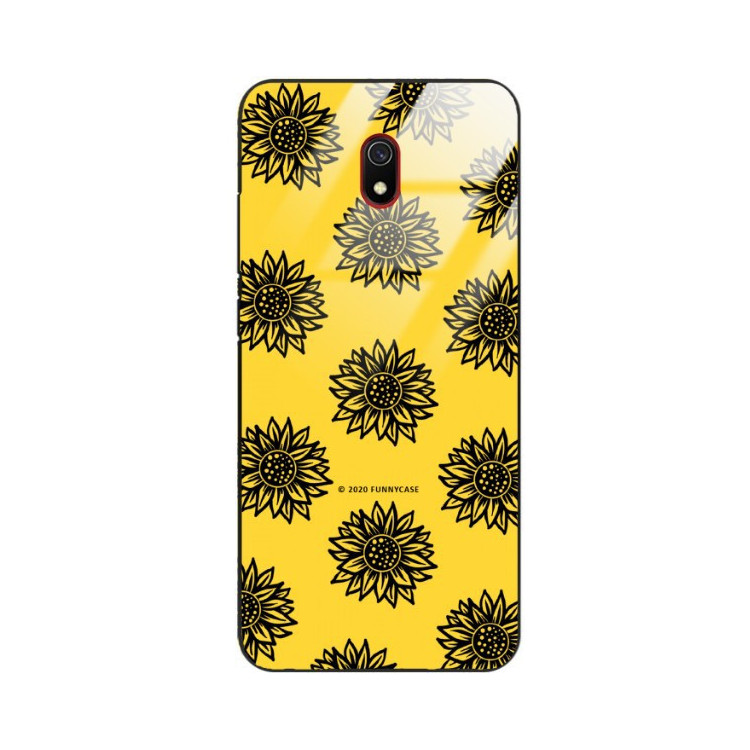 Etui Xiaomi REDMI 8A, ST_SUNFLOWERS-2020-1-102 Wzory - FunnyCase