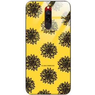 Etui Xiaomi REDMI 8, ST_SUNFLOWERS-2020-1-102 Wzory - FunnyCase