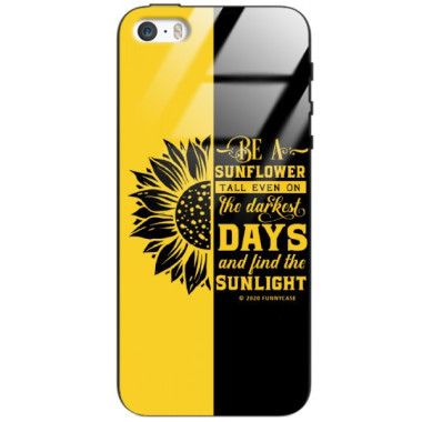 Etui Apple IPHONE 5 / 5S / SE, ST_SUNFLOWERS-2020-1-103 Wzory - FunnyCase