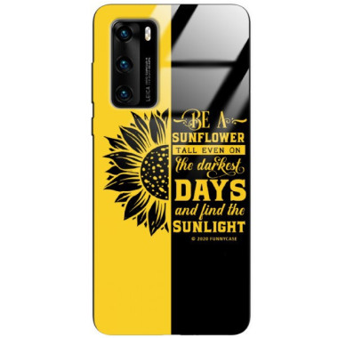 Etui Huawei P40, ST_SUNFLOWERS-2020-1-103 Wzory - FunnyCase