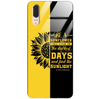 Etui Huawei P20, ST_SUNFLOWERS-2020-1-103 Wzory - FunnyCase