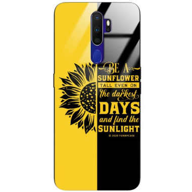 Etui Oppo A9 2020, ST_SUNFLOWERS-2020-1-103 Wzory - FunnyCase